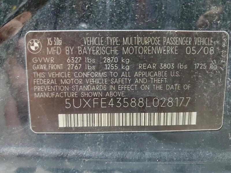2008 BMW X5 3.0I #3304511435
