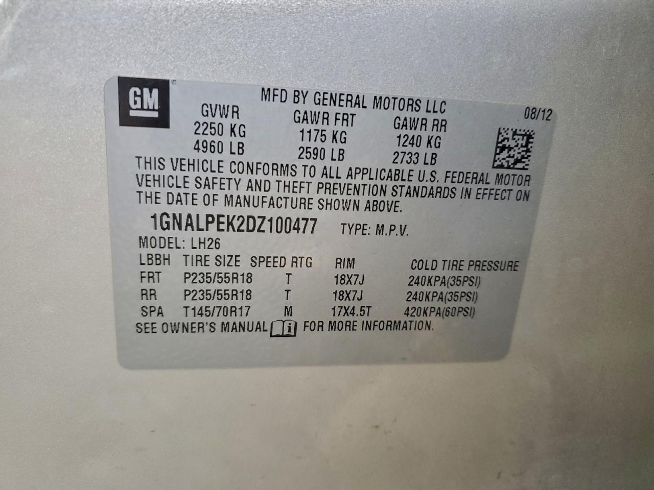 CHEVROLET EQUINOX LT