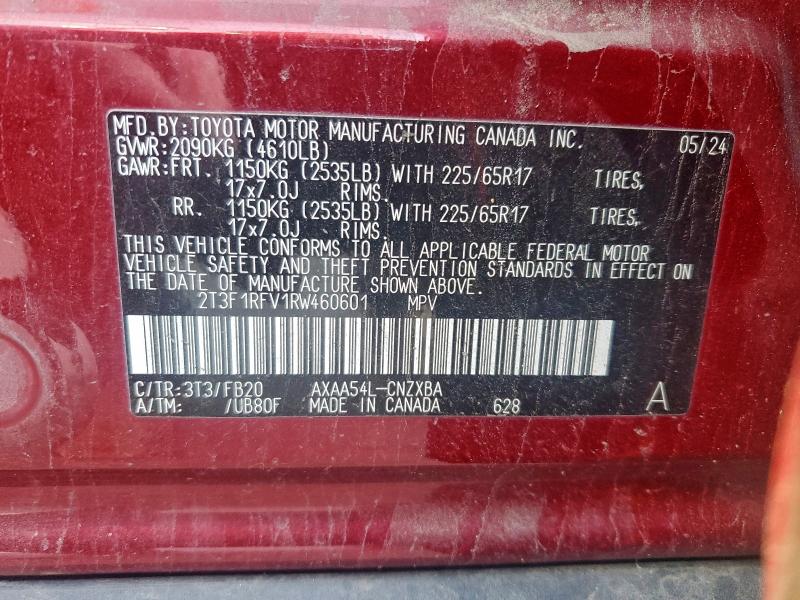 2024 TOYOTA RAV4 LE #3312463629