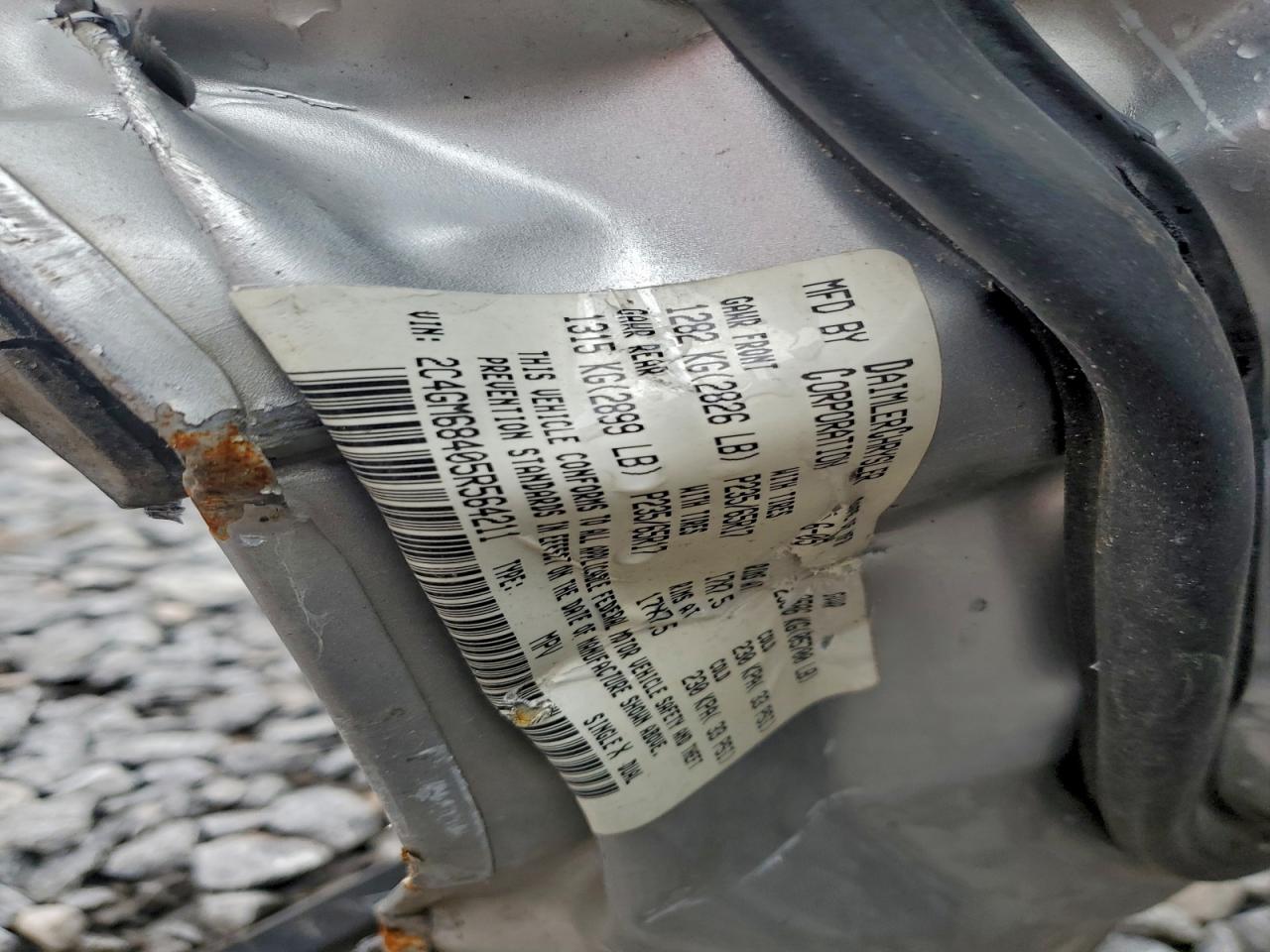 Lot #3317945937 2005 CHRYSLER PACIFICA T