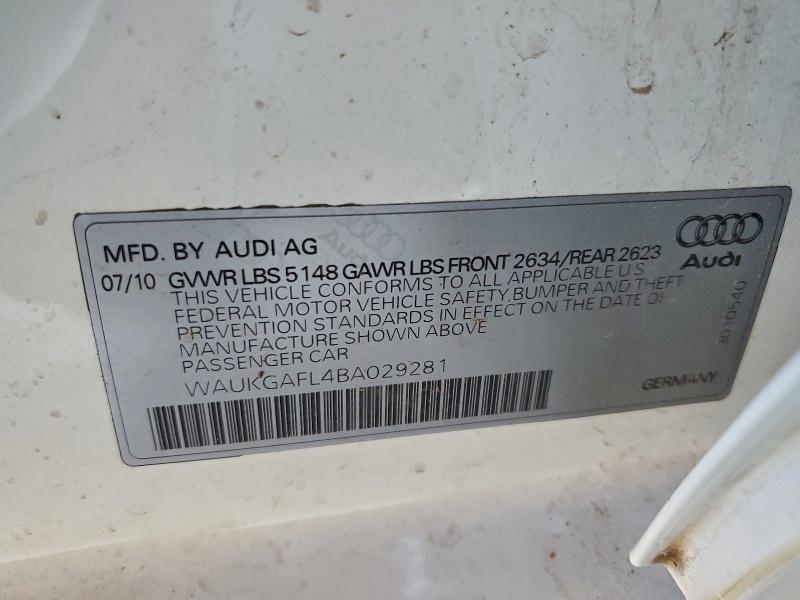 2011 AUDI S4 PRESTIG #3317722068