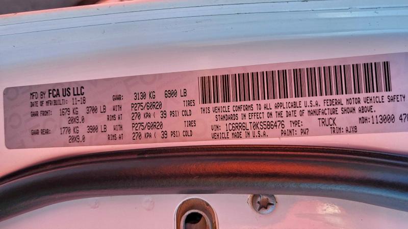 2019 RAM 1500 CLASS #3302810914