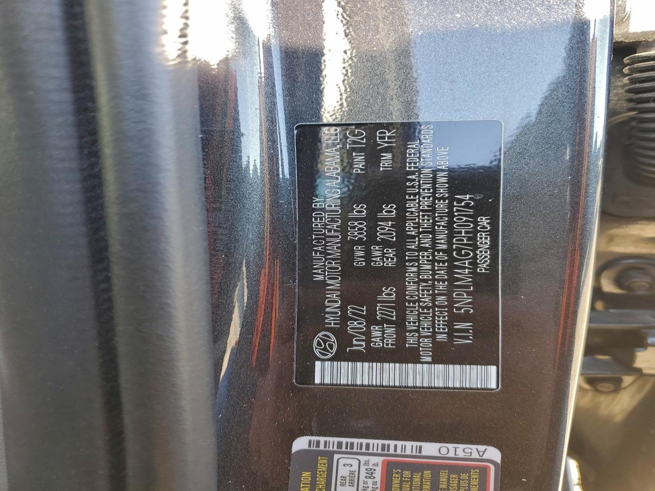 Lot #3311609244 2023 HYUNDAI ELANTRA SE