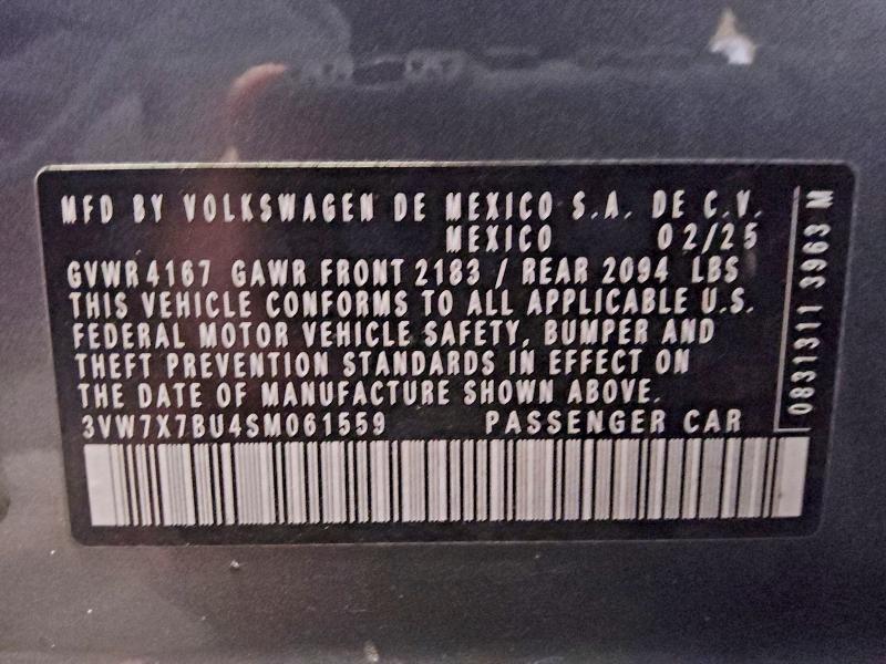 2025 VOLKSWAGEN JETTA SE #3305427465