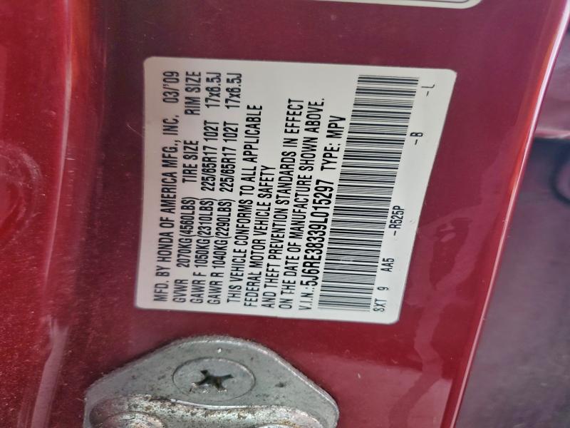 2009 HONDA CR-V LX #3318968933