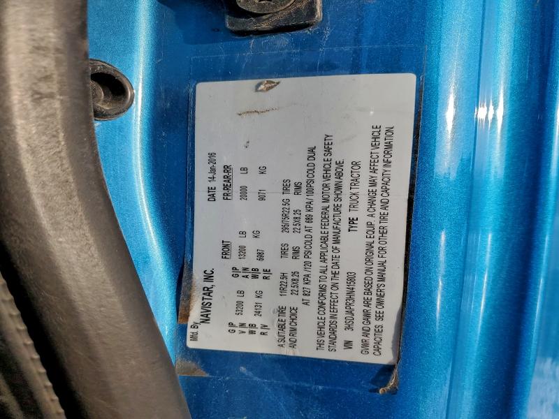 2017 INTERNATIONAL PROSTAR #3317873922