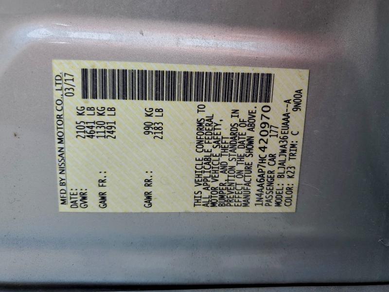 2017 NISSAN MAXIMA 3.5 #3304933552