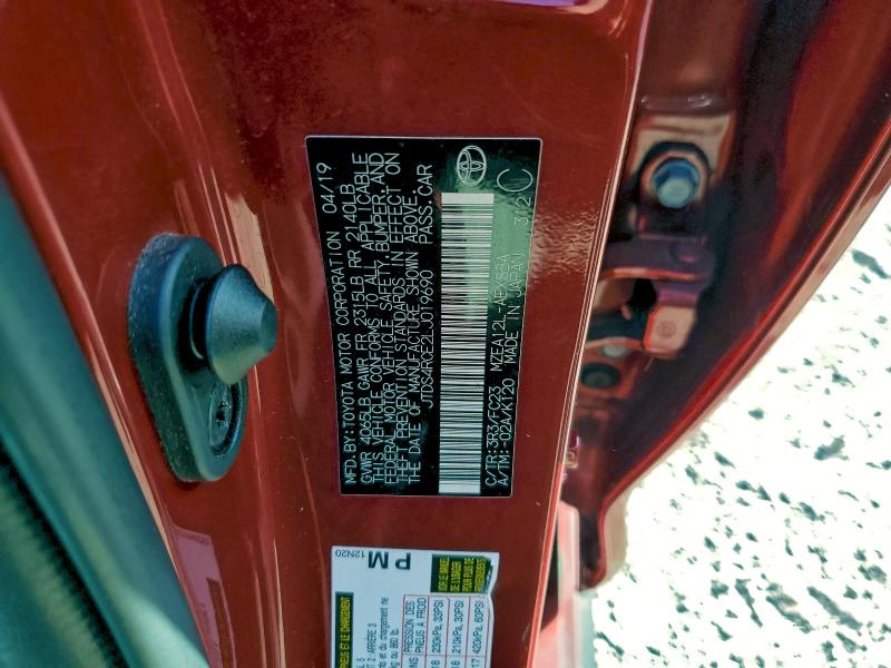 2020 TOYOTA COROLLA SE #3303884731