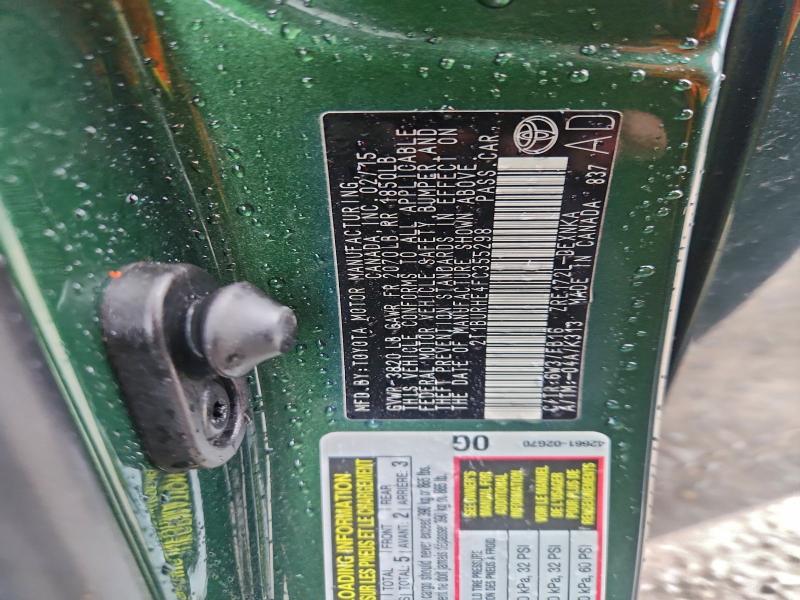 2015 TOYOTA COROLLA L #3305511090