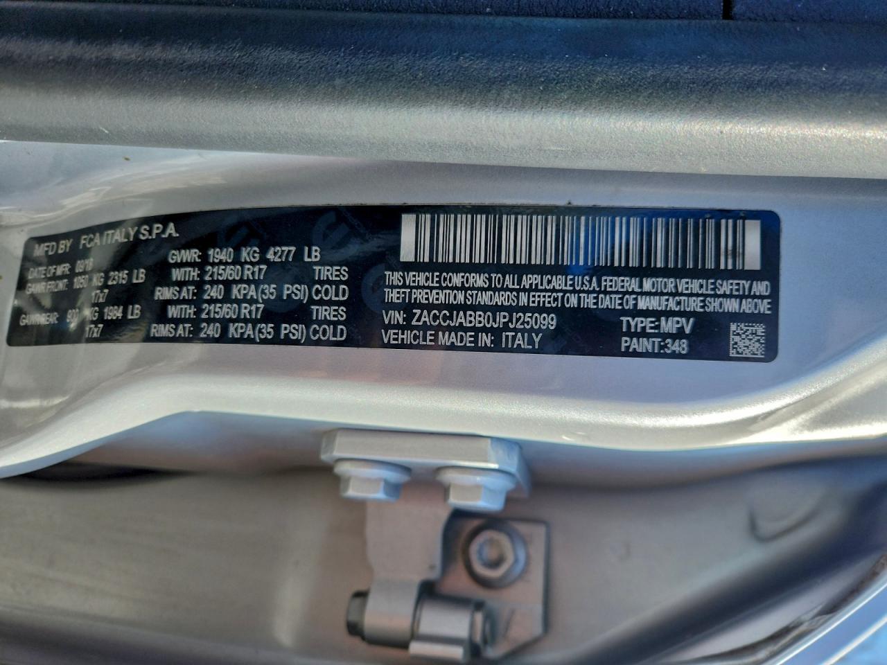 JEEP RENEGADE LATITUDE