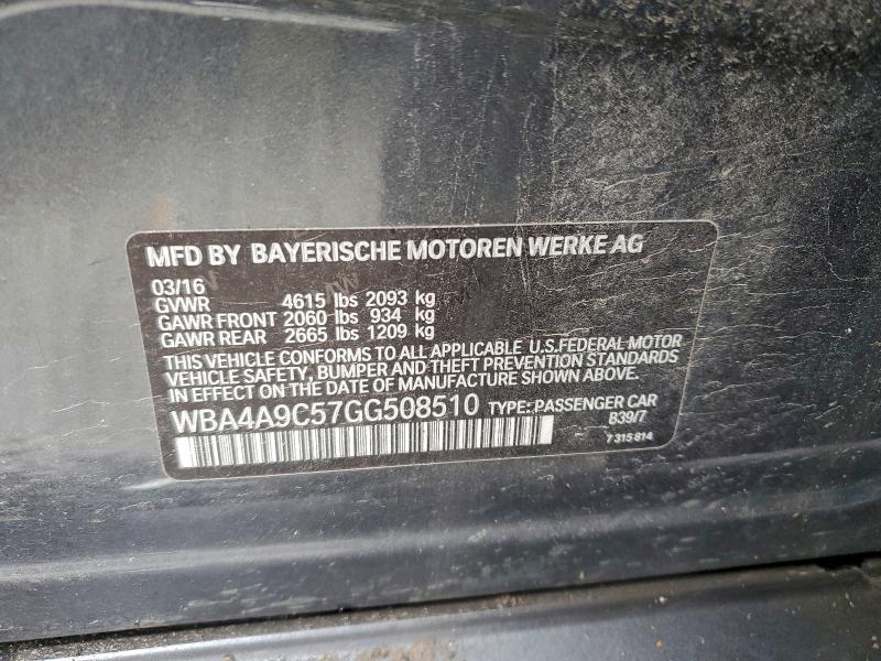 2016 BMW 428 I GRAN #3304514449