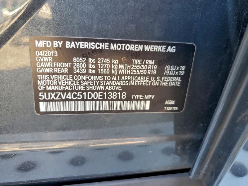 2013 BMW X5 XDRIVE3 #3305330306