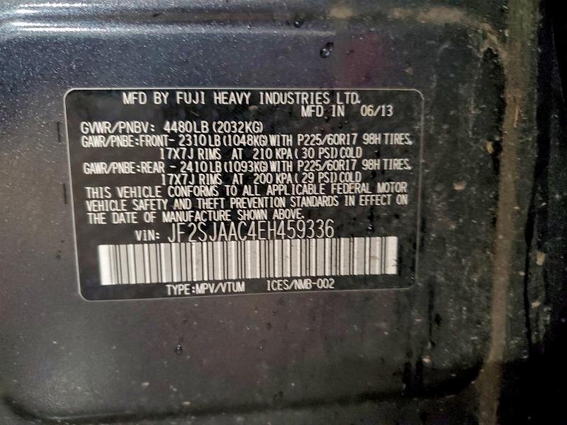 2014 SUBARU FORESTER 2 #3317840219