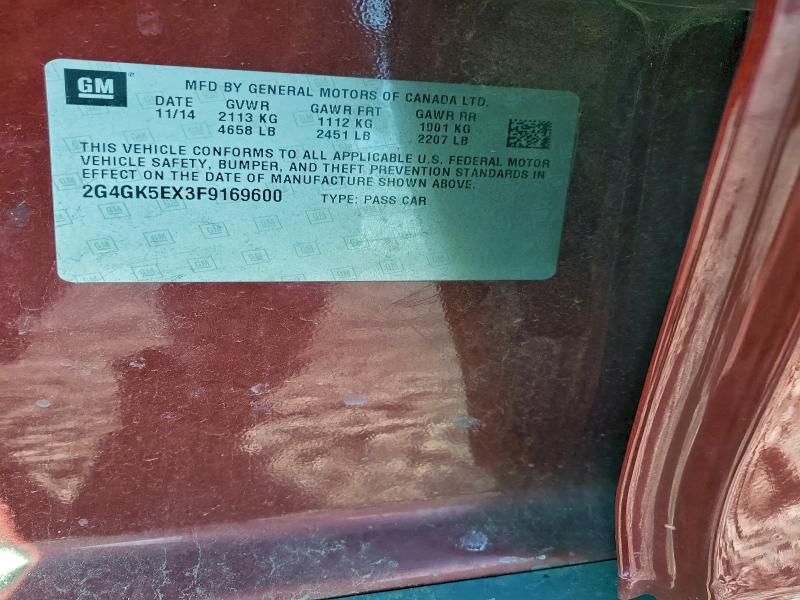 2015 BUICK REGAL #3311460242