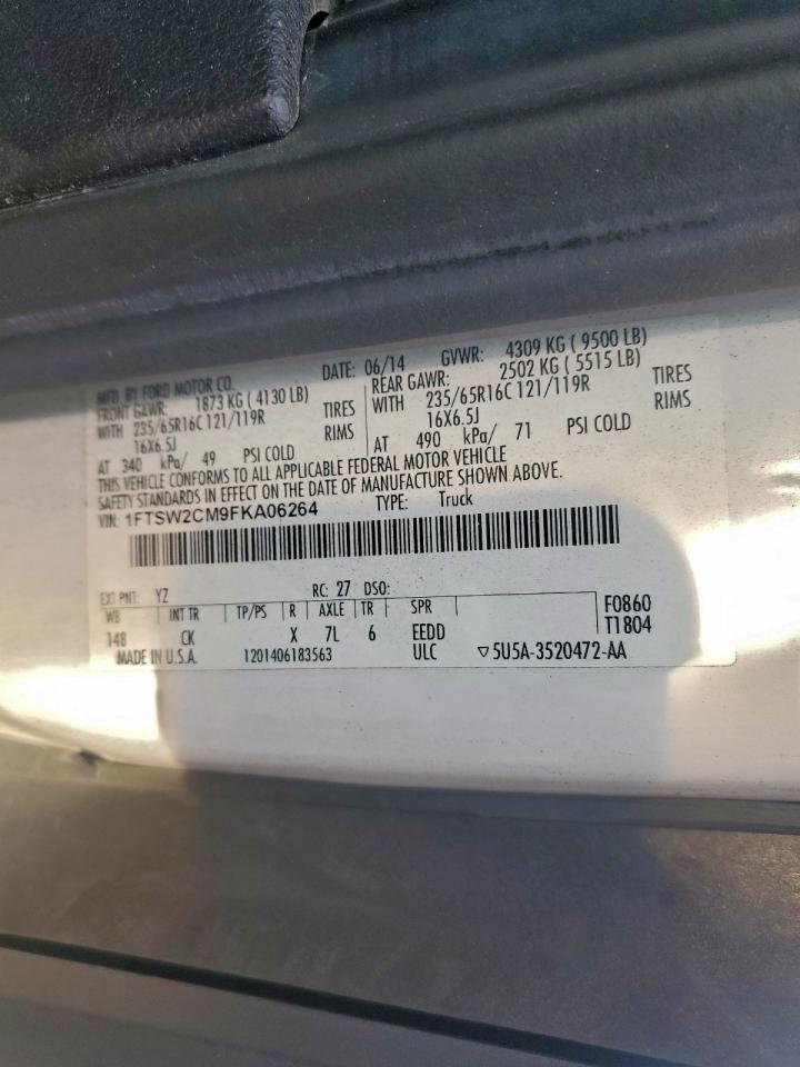 Lot #3317813193 2015 FORD TRANSIT T-