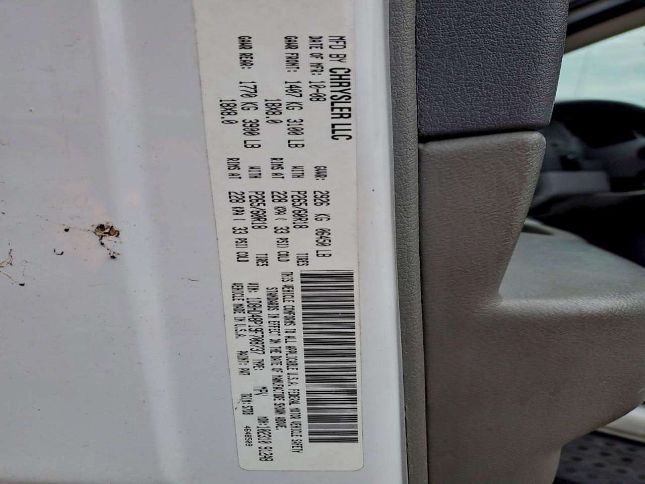 Lot #3311425483 2009 DODGE DURANGO SL