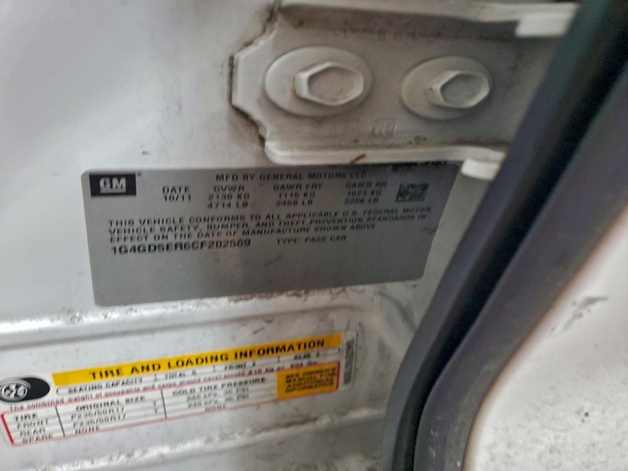 BUICK LACROSSE PREMIUM