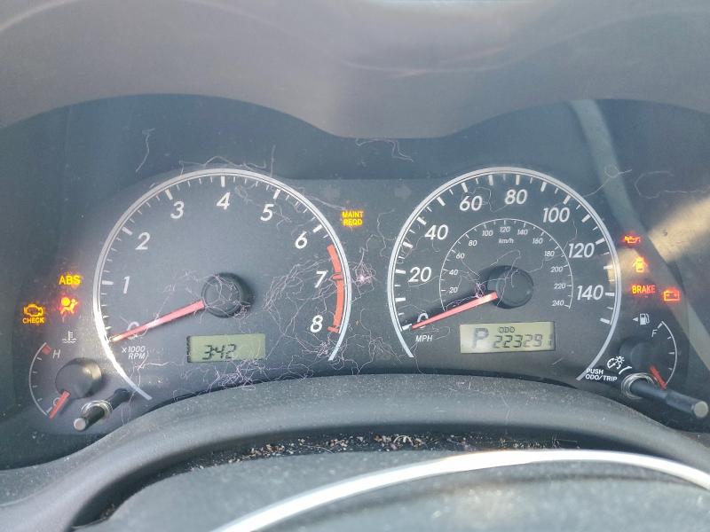 2009 TOYOTA COROLLA BA #3311488294