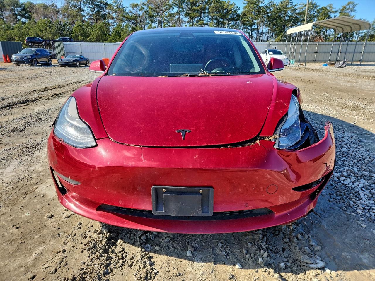 Lot #3315976086 2019 TESLA MODEL 3