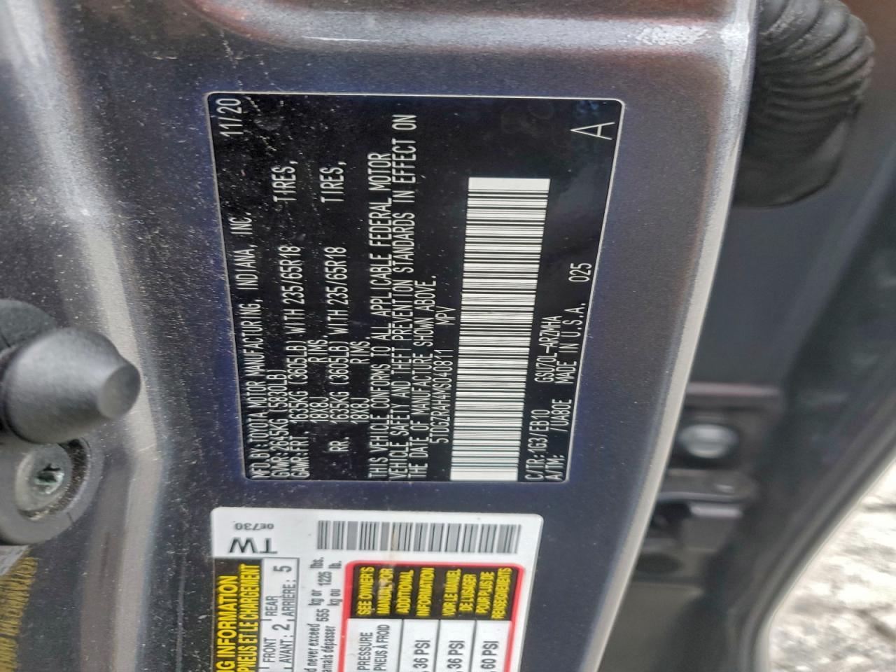 TOYOTA HIGHLANDER XLE