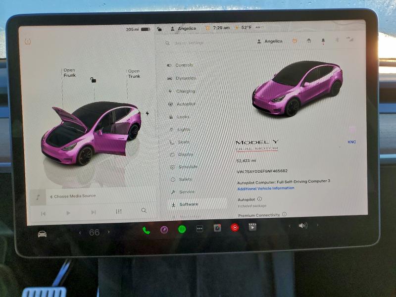 2022 TESLA MODEL Y #3312254769