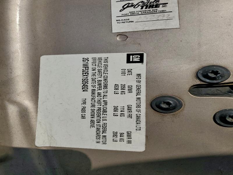 2001 CHEVROLET IMPALA #3309584563