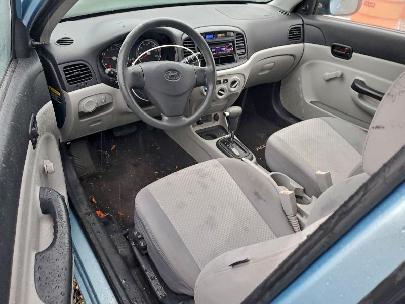 2010 HYUNDAI ACCENT BLU #3312616209