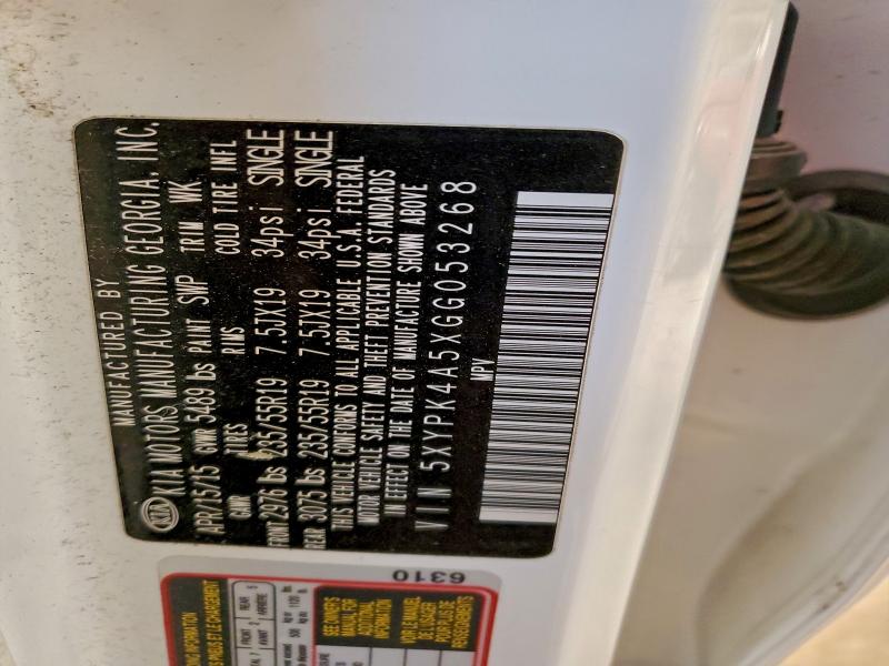 2016 KIA SORENTO SX #3320225187