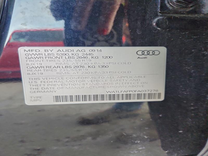 2015 AUDI Q5 PREMIUM #3311562274