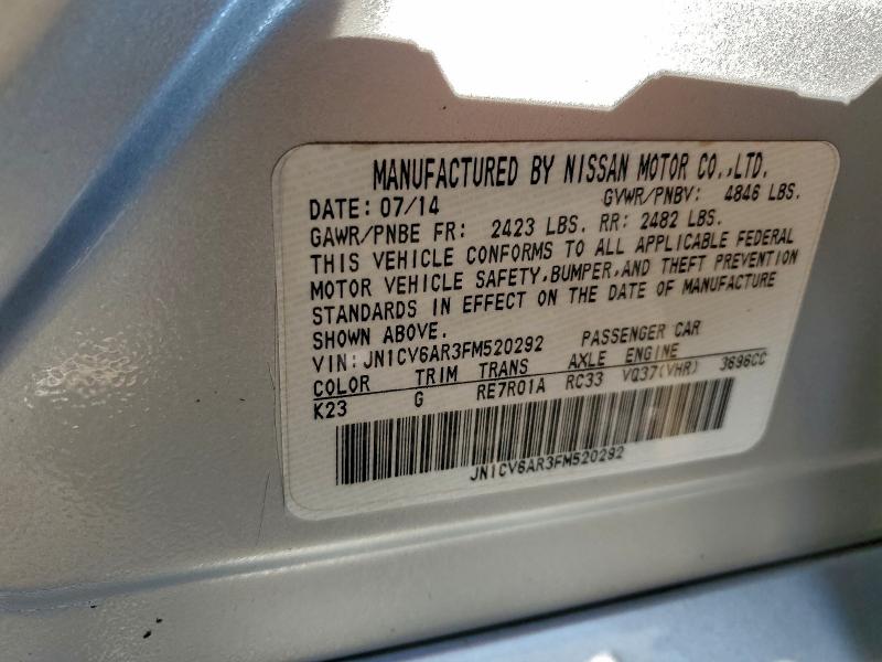 2015 INFINITI Q40 #3311460269