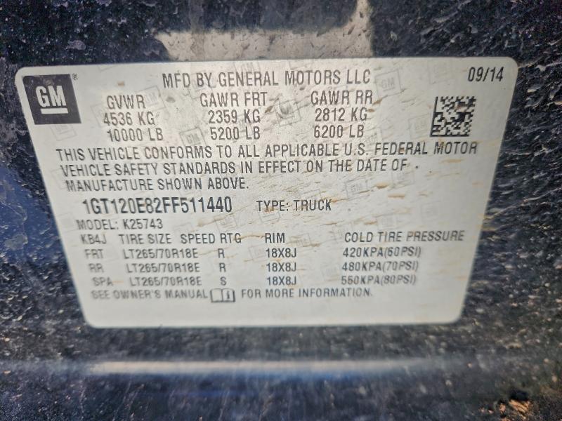 2015 GMC SIERRA K25 #3311543241