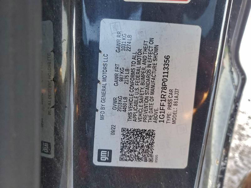 2023 CHEVROLET CAMARO LT1 #3316745418