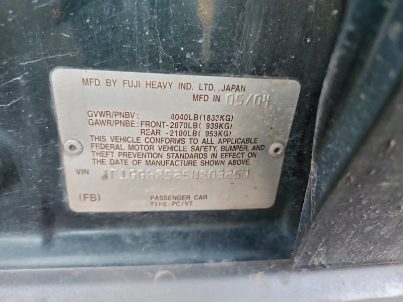 2005 SUBARU IMPREZA OU #3311665230