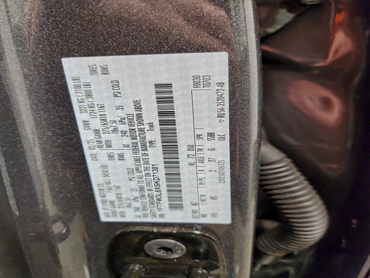 Lot #3311594763 2025 FORD F150 XLT