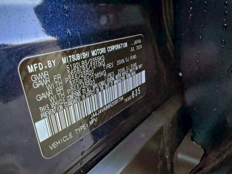 2024 MITSUBISHI OUTLANDER #3310342019