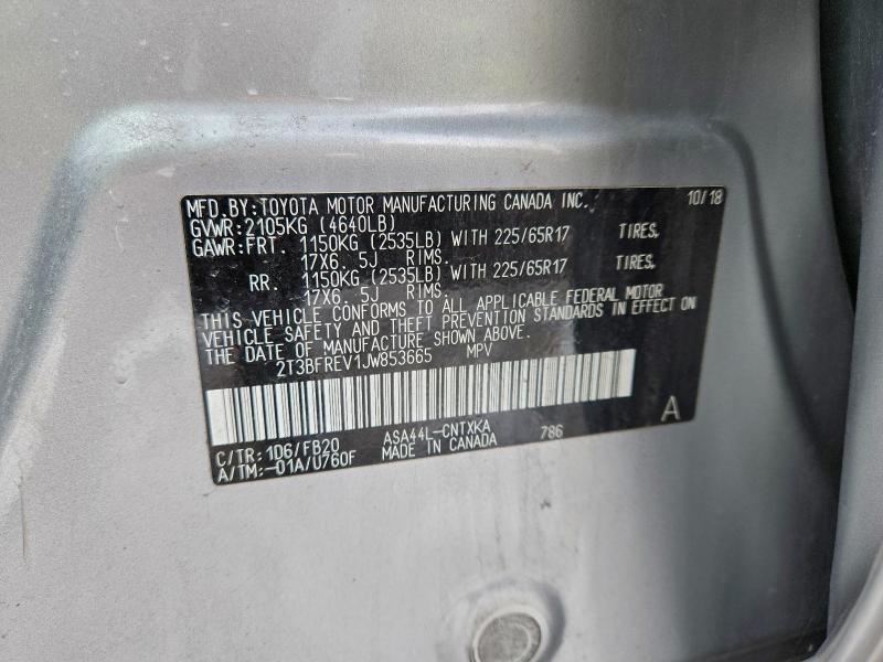 2018 TOYOTA RAV4 LE #3315732366