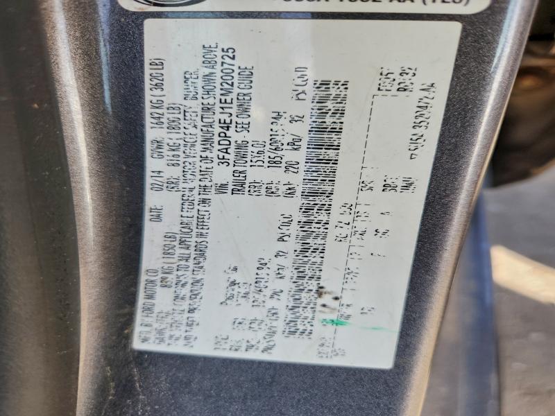 2014 FORD FIESTA SE #3310363953