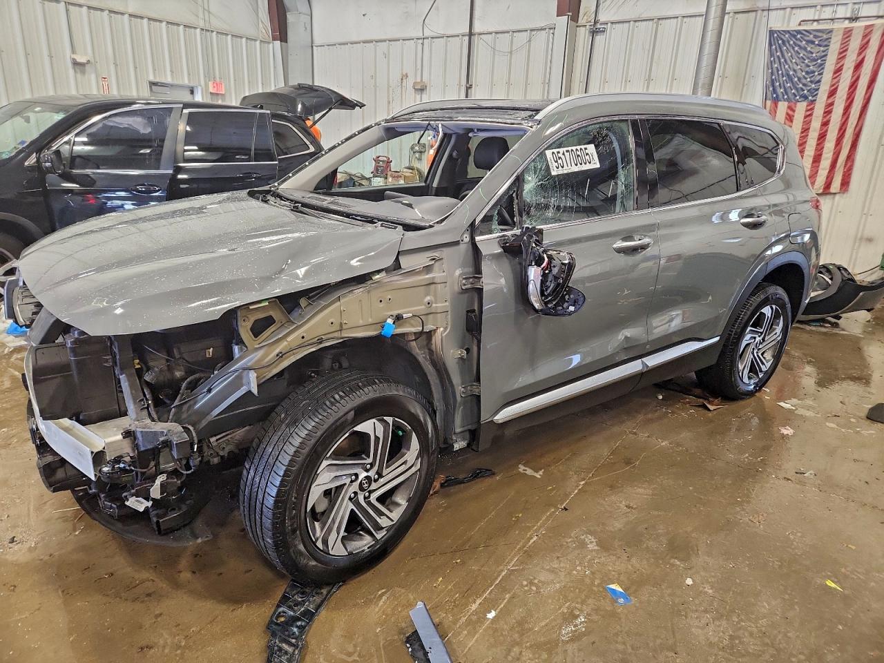Lot #3317837191 2022 HYUNDAI SANTA FE S