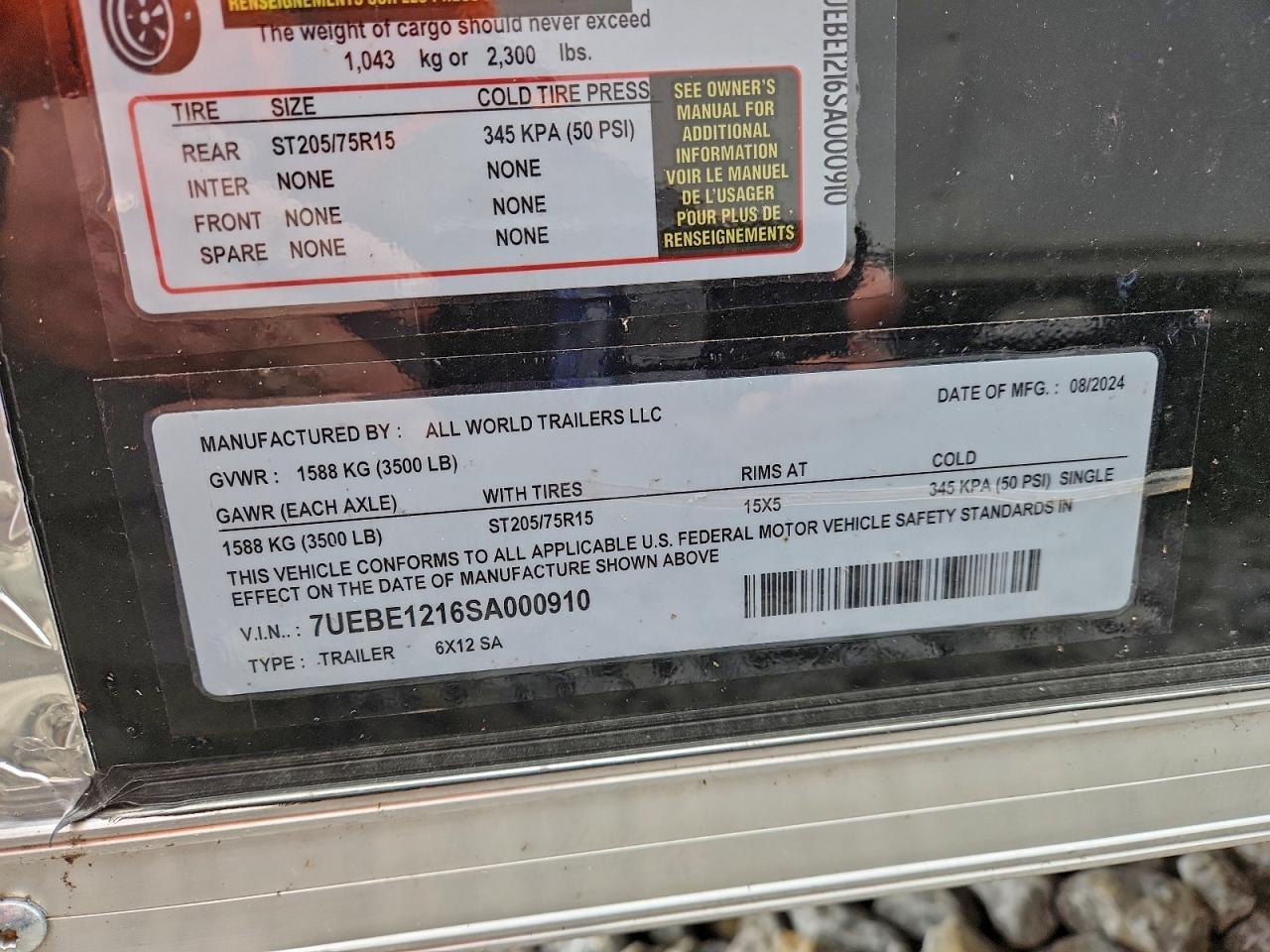 Lot #3305369305 2025 ALL WORLD UNKNOWN