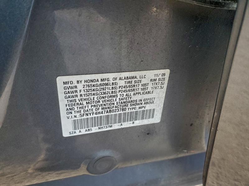 2010 HONDA PILOT EX #3311463239