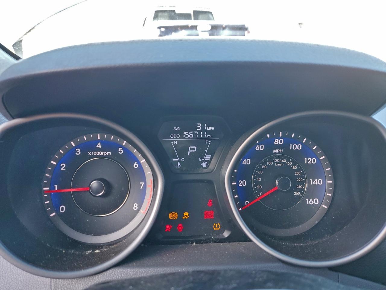 Lot #3315957085 2013 HYUNDAI ELANTRA GL