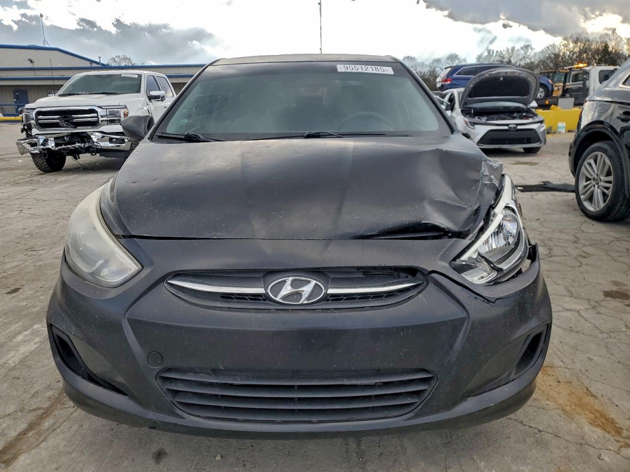 Lot #3316081218 2015 HYUNDAI ACCENT GLS