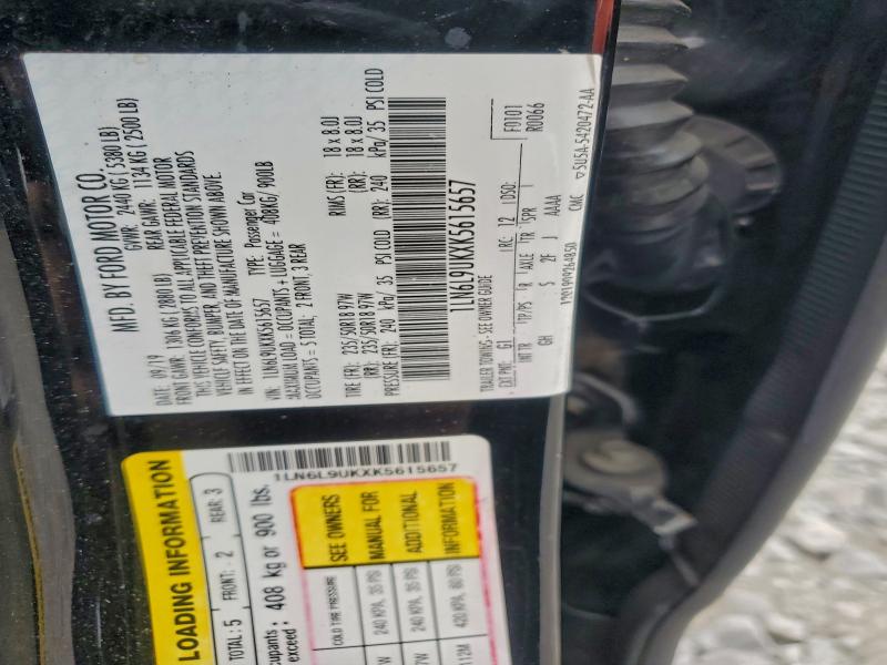 2019 LINCOLN CONTINENTA #3301829381