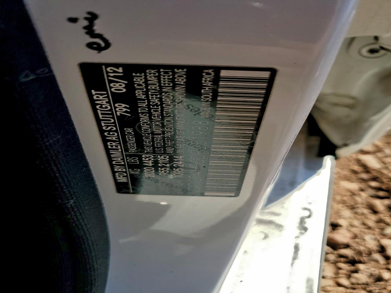 Lot #3319334974 2013 MERCEDES-BENZ C 250