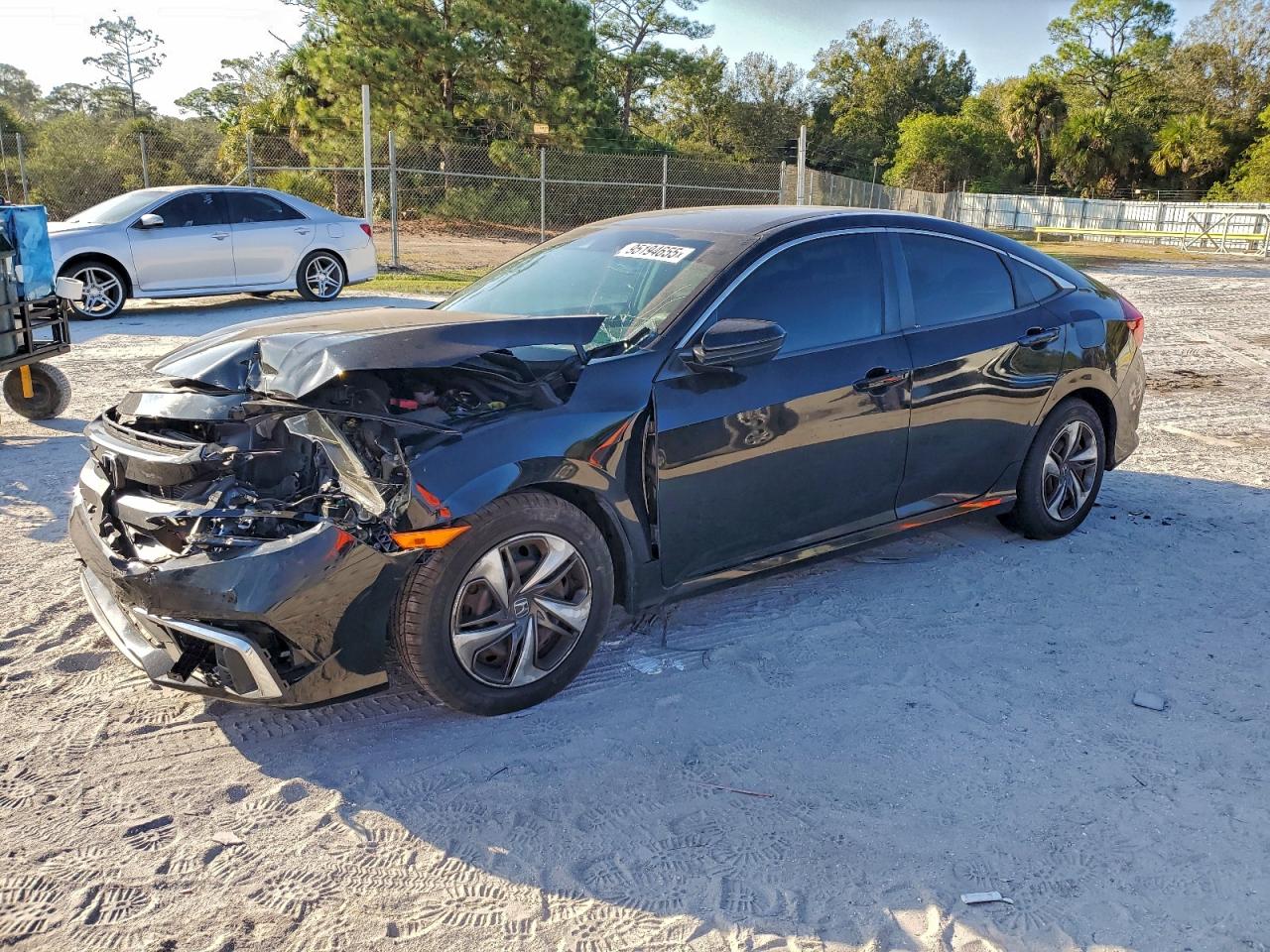 Lot #3317916937 2019 HONDA CIVIC LX