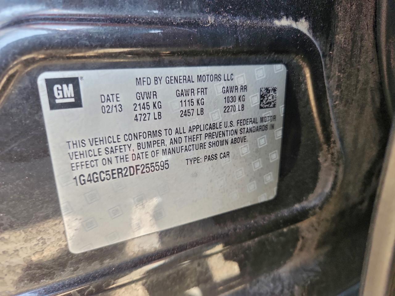 Lot #3319246719 2013 BUICK LACROSSE