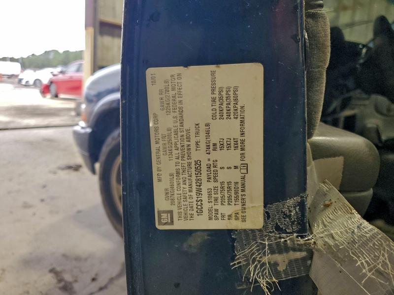 2002 CHEVROLET S TRUCK S1 #3311641280