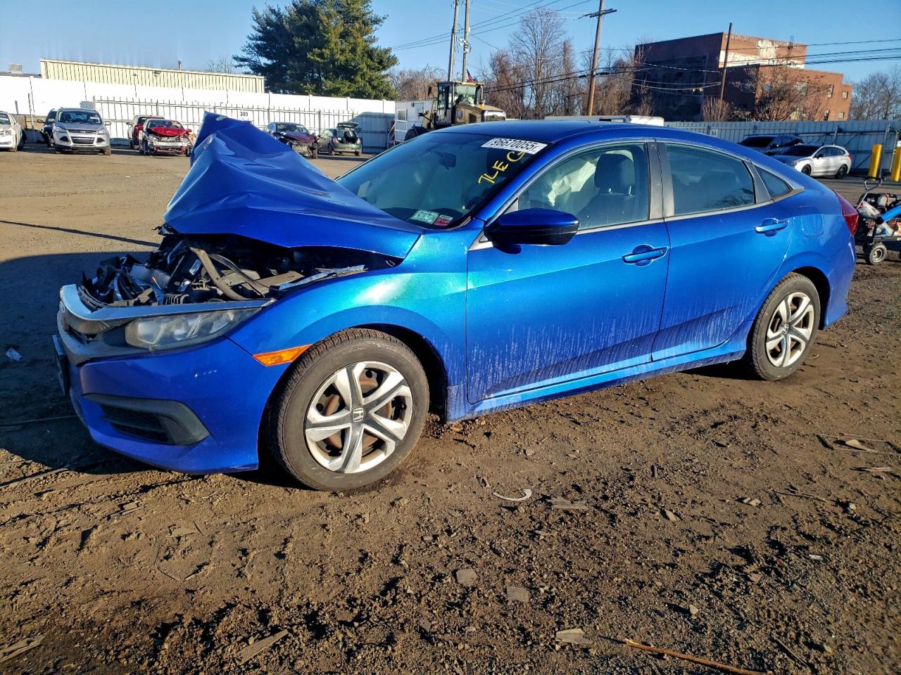 Lot #3312266829 2016 HONDA CIVIC LX