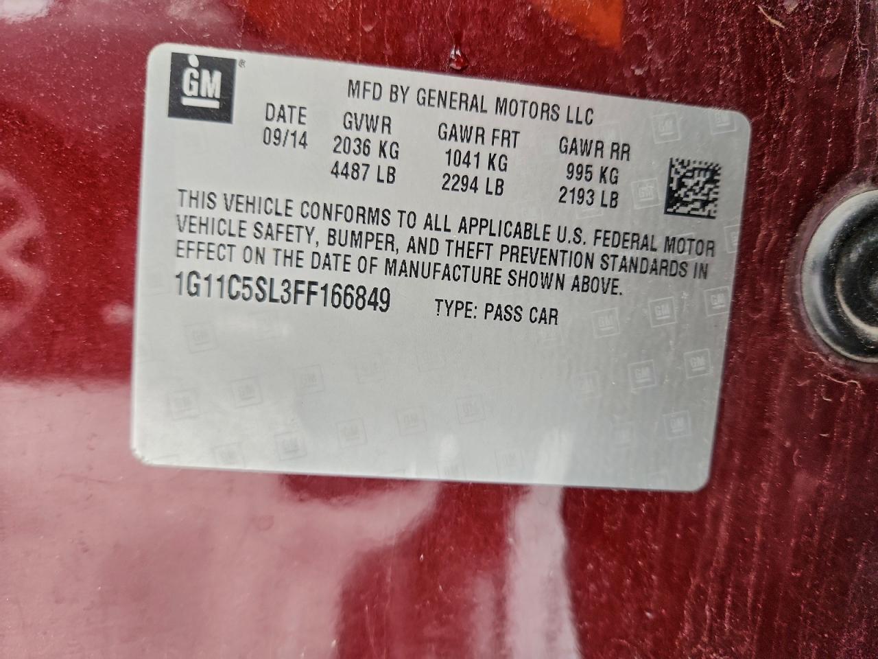 CHEVROLET MALIBU 1LT