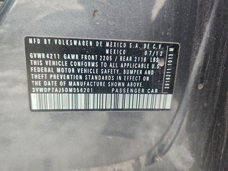 2013 VOLKSWAGEN JETTA SE #3308459313